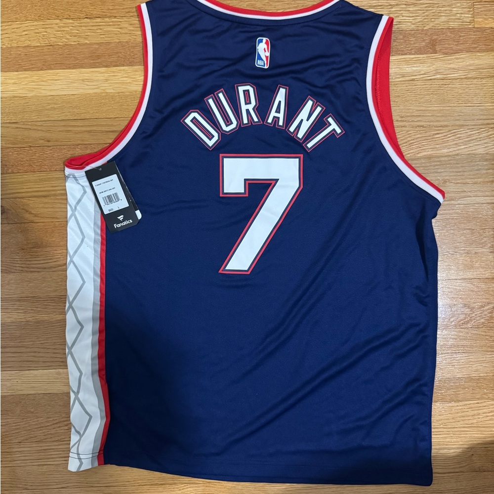 Brooklyn Nets Retro Basketball Jersey Kevin Durant size Large